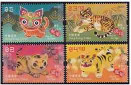 Delcampe - Hong Kong 2022 Zodiac Tiger - Ungebraucht