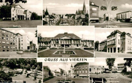 Delcampe - Viersen Festhalle Neumarkt Lindenstrasse Krankenhaus Bahnhof Rathaus Stadtgarten - Viersen