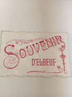 Delcampe - Cp  D'elbeuf  Souvenir D Elbeuf - Elbeuf