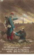 Delcampe - MILITAIRES #MK39705 VILLE PRUSSIEN.. CREVES TU NAURAS PAS SALI TES BOTTES.. NOTRE BEAU PARIS TOUR EIFFEL - Regimente