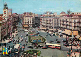 Delcampe - Carte Postale - Espagne - Espana - Madrid - Puerta Del Sol - Automobiles - Bus - CPM - Voir Scans Recto-Verso - Poscard - Madrid
