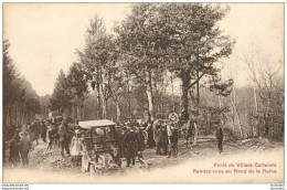 Delcampe - 02 CHASSE A COURRE VILLERS COTTERETS RENDEZ VOUS AU ROND POINT DE LA REINE - Jagd