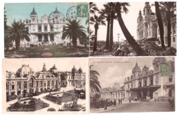 Delcampe - LOT 2 CPA + 2 CPSM Monte Carlo, Casino - Casino