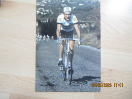 Delcampe - MICHEL LAURENT  CYCLISTE CYCLISME   AUTOGRAPHE DEDICACE MANUSCRITE SUR CARTE - Sportspeople