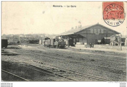 Delcampe - 72 MAMERS LA GARE 1906 - Mamers