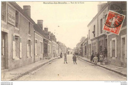 Delcampe - 72 MAROLLES LES BRAULTS RUE DE LA GARE - Marolles-les-Braults