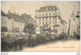 Delcampe - LE LOCLE PLACE DU MARCHE TRES ANIMEE - Le Locle
