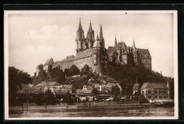 Delcampe - AK Meissen, Albrechtsburg Von Der Elbe Betrachtet - Otros & Sin Clasificación