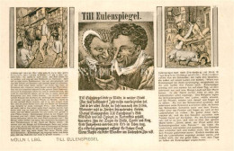 Delcampe - Moelln Lauenburg Till Eulenspiegel Illustrationen - Mölln