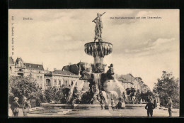 Delcampe - AK Berlin-Tiergarten, Herkulesbrunnen Auf Den Lützowplatz - Dierentuin