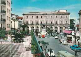 Delcampe - AVERSA (CASERTA) - CARTOLINA - PIAZZA MUNICIPIO E TERRAZZA FARINARO - Caserta