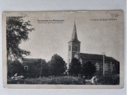 Delcampe - BURNONTIGE-LEZ-WERBOMONT  (FAYS- HARRE) EGLISE SAINT- ANTOINE VERSO CACHET VAKANTIE CENTRUM VIEIL HERMITAGE HARRE - Ferrières