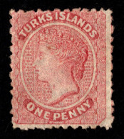 Delcampe - Turks Island Scott 1 Unused No Gum. - Turks E Caicos