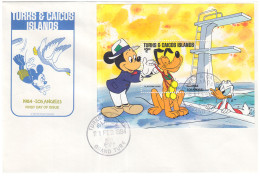 Delcampe - Turks And Caicos Islands Scott 628 Unaddressed. - Turks E Caicos