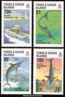 Delcampe - Turks And Caicos Islands Scott 752-755 Mint Never Hinged. - Turks E Caicos