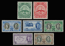 Delcampe - Turks And Caicos Islands Scott 94-100 Unused Lightly Hinged. - Turks E Caicos