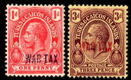 Delcampe - Turks And Caicos Islands Scott MR5-MR6 Unused Hinged. - Turks E Caicos