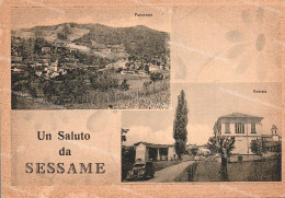 Delcampe - Ds569 Cartolina Un Saluto Da Sessame Provincia Di Asti - Asti