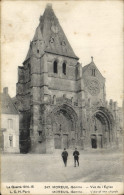 Delcampe - CPA Moreuil Somme Vue De L'eglise - Moreuil