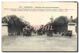 Delcampe - CPA Paris Avenue Des Champs Elysees Ouverte En 1670 Sous Le Nom De Grandes Allee Du Roule - Champs-Elysées