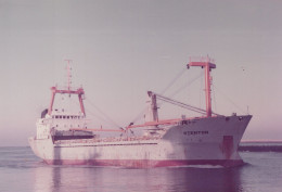 Delcampe - STENTOR Cargo Ship 1979 Postcard Size Real Photo #SDD644.A - Handel
