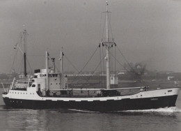 Delcampe - TARAS Cargo Ship 1960s Postcard Size Real Photo #SDD651.A - Handel