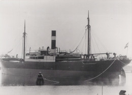 Delcampe - ATLAS Cargo Ship 1906-1918 Postcard Size Real Photo #SDD669.A - Handel