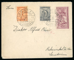 Delcampe - 1906 Olympics Zappeion Cancel Used 9th Cover - Storia Postale