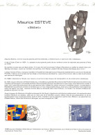 Delcampe - Document Officiel 1986 - Maurice ESTEVE - Documents De La Poste