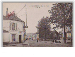 Delcampe - SARCELLES Rue De Paris (Publicité Pour Les Potages Maggi Recto/verso) - Sarcelles