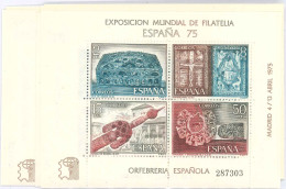 Delcampe - ** 2252/53. H.B. España '75. 5 Juegos De Hojitas. Cat. 90 €. - Ungebraucht