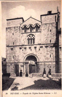 Delcampe - 58 - Nievre -  NEVERS  -  Facade De L'église Saint Etienne - Nevers