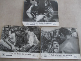 Delcampe - L ILE DU BOUT DU MONDE  PODESTA  3  PHOTOS  DE CINEMA - Pubblicitari
