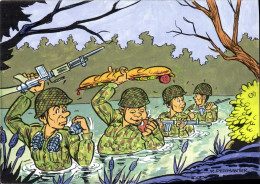 Delcampe - CPM Permantier Soldat Militaria - Humor