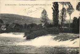 Delcampe - CPA Les Bords De L'Orne Les Chutes Du Vey Pres Clecy Calvados - Clécy