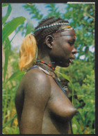 Delcampe - Ethiopia Gambele Maiden Postcard Used - Äthiopien