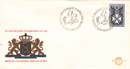 Delcampe - 8,0072 NVPH FDC PTT Post E 72 839    Militaire Willems-Orde 150 Ans Enveloppe 1er Jour FDC PB 29-4-1965 150 Jaar 150 Yea - FDC