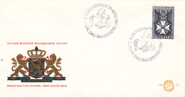 Delcampe - 8,0072 NVPH FDC PTT Post E 72 839    Militaire Willems-Orde 150 Ans Enveloppe 1er Jour FDC PB 29-4-1965 150 Jaar 150 Yea - FDC