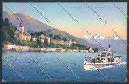 Delcampe - Como Cadenabbia Battello Cartolina LQ2263 - Como