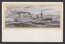Delcampe - Vinatge Postcard GERMANY, Ships, Express Steamer "D. NJASSA" - Dampfer