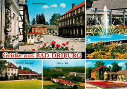 Delcampe - Bad Driburg Kurpark Eingang Kurklinik Eggeland LVA BfA Wandelhalle - Bad Driburg