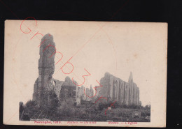 Delcampe - Reninghe - 1919 - Puinen - De Kerk - Postkaart - Lo-Reninge
