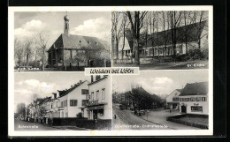 Delcampe - AK Weiden / Köln, Kath. Kirche, Ev. Kirche, Goethestrasse-Endhaltestelle - Köln