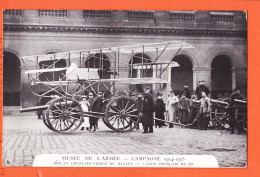 Delcampe - 42143 ◉ PARIS VII ◉ Musée De L'ARMEE ◉ Campagne 1914-1915 BIPLAN Français Criblé Balles -Canon 90 Mm ◉  S.B.M. - Paris (07)