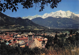 Delcampe - 74 SALLANCHES LE MONT BLANC ET LA CHAINE DES AIGUILLES DE CHAMONIX - Sallanches