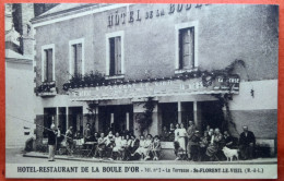 Delcampe - CPA (49)  Saint Florent Le Vieil. Hôtel Restaurant De La Boule D'Or. La Terrasse. Animée. (4A.n°1758) - Restaurantes