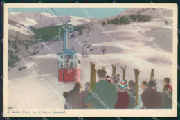 Delcampe - Argentina Cerro Catedral Patagonia Cable Carril Postcard XP1315 - Argentinien