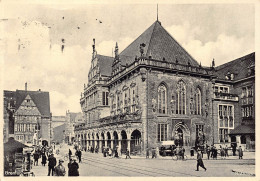 Delcampe - B234 Germany 1932 Bremen Rathaus Town Hall Vintage Postcard - Sonstige & Ohne Zuordnung