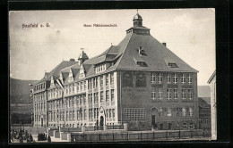 Delcampe - AK Saalfeld, Partie An Der Neuen Mädchenschule - Saalfeld