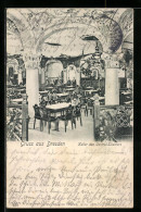 Delcampe - AK Dresden, Cafe-Keller Im Central-Theater, Waisenhausstrasse, Innenansicht - Theater